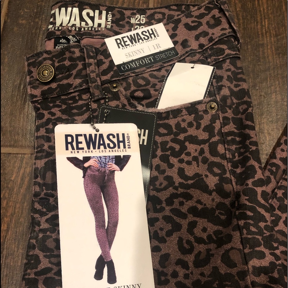 Rewash Mid Rise Skinny Jeans - Picture 3 of 11